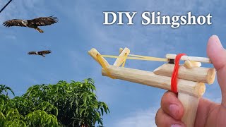 Making a Wooden Slingshot for Hunting A Creative DIY Project [upl. by Kcirded915]