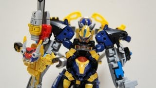 ミニプラMinipla LT06タテガミライオーTategami Raioh 合体combo [upl. by Isaiah]