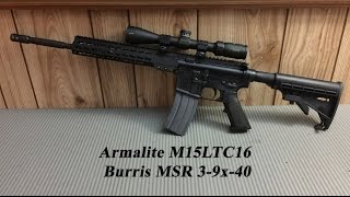 Armalite M15LTC16 First shots [upl. by Bushweller]