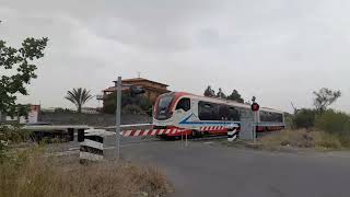 Passaggio a livello Valcorrente CT  Railroad Crossing  Spoorwegovergang [upl. by Prichard514]