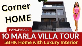 5 BHK Ultra Luxury House For Sale in Panchkula  Interior Design  250 Sq Yard Corner House Design [upl. by Aisatana704]