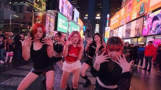 KPOP IN PUBLIC  ONE TAKE JENNIE  Mantra Dance Cover  TIMES SQUARE [upl. by Hasen757]