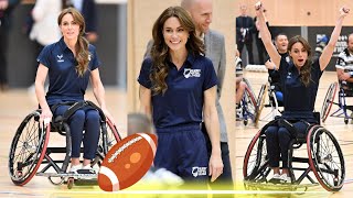 Princess Catherine plays wheelchair rugby in Hull to mark Rugby League Inclusivity Day [upl. by Anika]