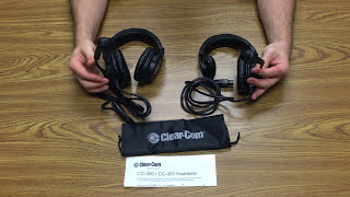 New at ClearCom CC300 and CC400 Premium Headsets [upl. by Ardnosal285]