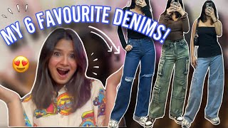 HUGE SASSAFRAS DENIMS HAUL from MYNTRA😍 Trendy amp Affordable Denims Try On Haul  Rupal Yadav [upl. by Phelps]