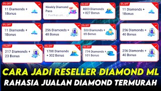 CARA JADI RESELLER  JUALAN DIAMOND MOBILE LEGENDS RAHASIA PENJUAL DIAMOND ML HARGA TERMURAH DIAMOND [upl. by Ssew]