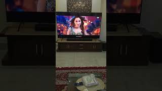 Sonos soundbar with Sony 85 inches tv bollywood song newsong tseries saregamaindia sony [upl. by Jocko118]