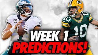 NFL Week 1 Predictions for EVERY GAME  NFL Week 1 Preview [upl. by Selimah]