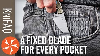 KnifeCenter FAQ 137 Is That A Fixed Blade In Your Pocket [upl. by Gotthard]