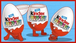 Киндер Сюрприз Живые киндеры ФИКСИКИ Kinder Surprise Surprise Eggs [upl. by Able]