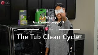 LG Washer  The Tub Clean Cycle [upl. by Mady]