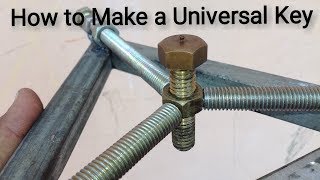 WowAwesome ideasHow to Make a Universal Key [upl. by Colb130]