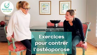 Exercices pour contrer lostéoporose [upl. by Akelam]