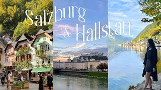 SALZBURG amp HALLSTATT VLOG 🇦🇹 Austria Travel • 2 Days in Salzburg • Day Trip to Hallstatt [upl. by Auhsaj]