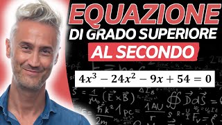 ESERCIZI Equazioni di Grado Superiore al Secondo [upl. by Dalia]