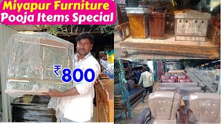 miyapur roadside furniture cheap and best priecs  pooja items special furniture shop [upl. by Lonne]