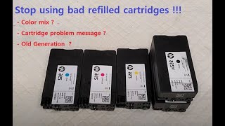 HP 952 Cartridge Refill  How to make Perfect Refilled Cartridges Avoid Key Mistakes [upl. by Airdnassac]