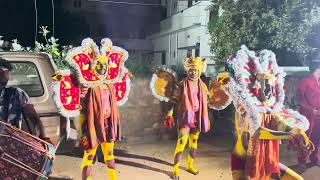 Puli vesham Tiger Dance Dussehra celebrations 🎉 [upl. by Guinn]