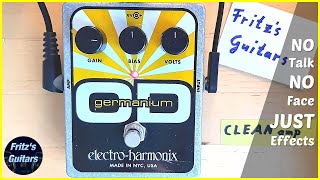 Electro Harmonix GERMANIUM OD  Dying Battery Controlled Overdrive [upl. by Leirbag]