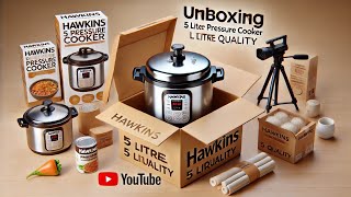 5 ltr pressure cooker  5 litre pressure cooker hawkins  prestige 5 ltr pressure cooker unboxing [upl. by Araas640]