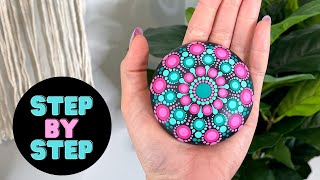 Dot Mandala Tutorial For Beginners [upl. by Aisset]