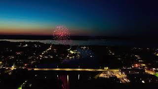 Drone Fireworks 🎇 Arnprior Ontario [upl. by Olivie]