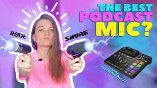 THE BEST PODCAST MIC Shure SM7b VS Rode Procaster with Rodecaster Pro II [upl. by Aneehta800]