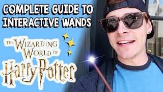 The Complete Guide to Interactive Wands in the Wizarding World  Universal Hollywood [upl. by Yreffeg335]