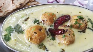 कढी गोळे  महाराष्ट्रीयन रेसीपी  Kadhi Gole [upl. by Hola]