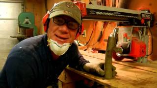 How to Use a Radial Arm Saw to Hand Cope Sticks [upl. by Retlaw]