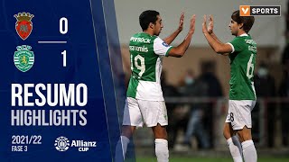 Highlights  Resumo FC Penafiel 01 Sporting Taça da Liga 2122  Fase 3  Jornada 3 [upl. by Tempest569]