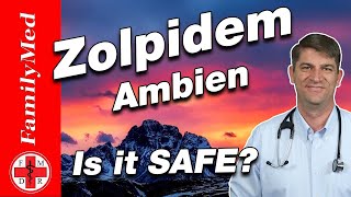 ZOLPIDEM  AMBIEN  Side Effects and IS IT SAFE [upl. by Enywad]