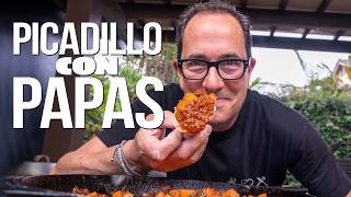 MY NEW FAVORITE MEXICAN RECIPE¡PICADILLO CON PAPAS  SAM THE COOKING GUY [upl. by Idham]