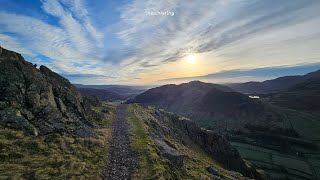 THE LANGDALE FELLS  Peak Bagging the WainwrightFells vancamp  Testing Diesel heater setup 👌 [upl. by Eerazed]