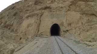 Selja gorges railway  driving through the tunnels [upl. by Eelrebmik932]