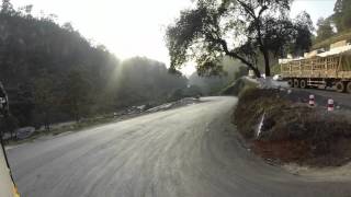 Dangerous mountain road in Myanmar Burma [upl. by Osbert]