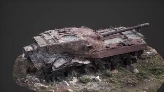 Photogrammetry of a Chieftain Tank at Dhekelia Range [upl. by Randal]