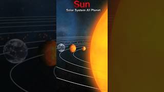 Sun amp all planets solarsystems space explorespace sun shorts [upl. by Zacharias]