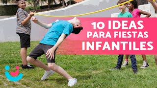 10 JUEGOS de CUMPLEAÑOS para NIÑOS 🪅🎈 Ideas para Fiesta Infantil [upl. by Ulrick]