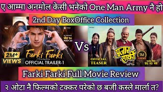 Farki Farki Review ll Pujar Sharki ll 2nd Day BoxOffice Collection ll New Nepali Movies Review 2024 [upl. by Oiracam720]