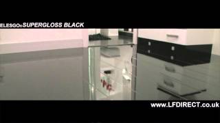 Elesgo Black High Gloss Laminate Floor [upl. by Enyala345]