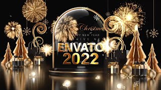 Happy New Year 2022 🎄  After Effects Template ❄️ AE Templates ☃️ [upl. by Florie915]