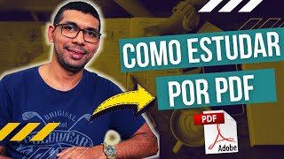 Como estudar por PDF para CONCURSOS AULA PRÁTICA [upl. by O'Doneven]