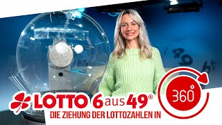 Die Ziehung der Lottozahlen vom 28092024 in 360 Grad [upl. by Ecinnahs]