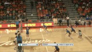 UTRGV Volleyball BeatCorpus in Front of Raucous Crowd [upl. by Peggie]