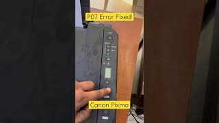 How to Fix the P07 Error on Canon Pixma Printers [upl. by Lonyer772]