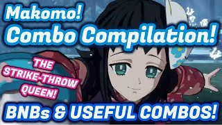 Makomo Combo Compilation Guide All You Need To Know  Demon Slayer Hinokami Chronicles quotMakomoquot [upl. by Pyne450]