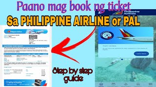 Paano mag BOOK ng TICKET sa PAL PHILIPPINE AIRLINE 💯 [upl. by Dulci]