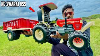 RC Swaraj 855 FE Tractor Unboxing amp Testing  Chatpat toy TV [upl. by Earl]