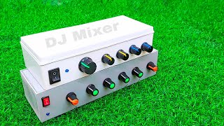 Top 2 DJ Mixer  How To Make DJ Mixer  Vu meter [upl. by Publia]